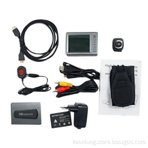 2.5-inch 1080P 135 Degrees Camera, 1/4 to 20 Tripod Thread, H.264 Encode/Decode, 4x Digital Zoom